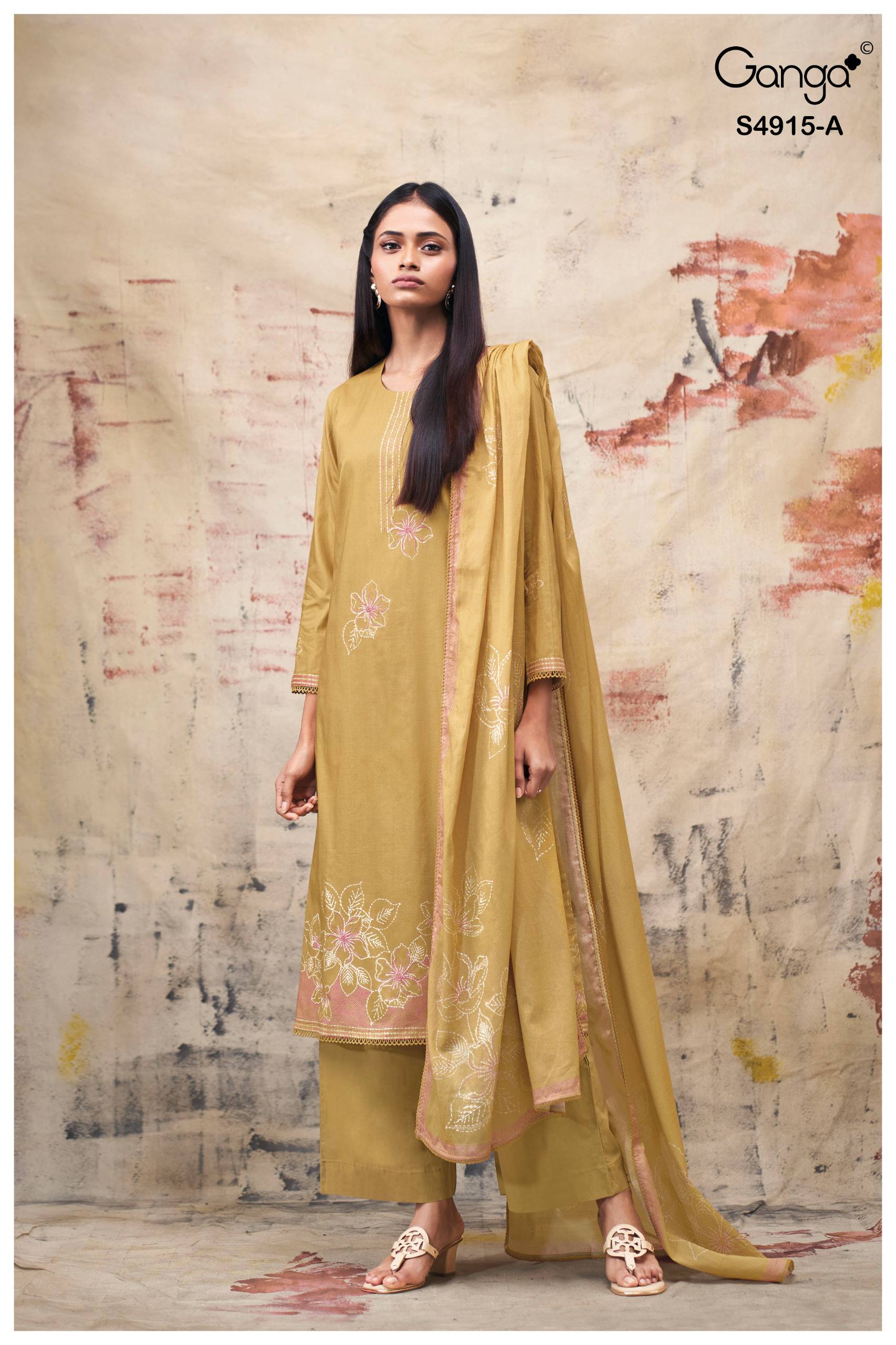 FIVANSHI 4915 Series By GANGA FASHION Stylish Beautiful Colourful COTTON Dresses At Wholesale Price